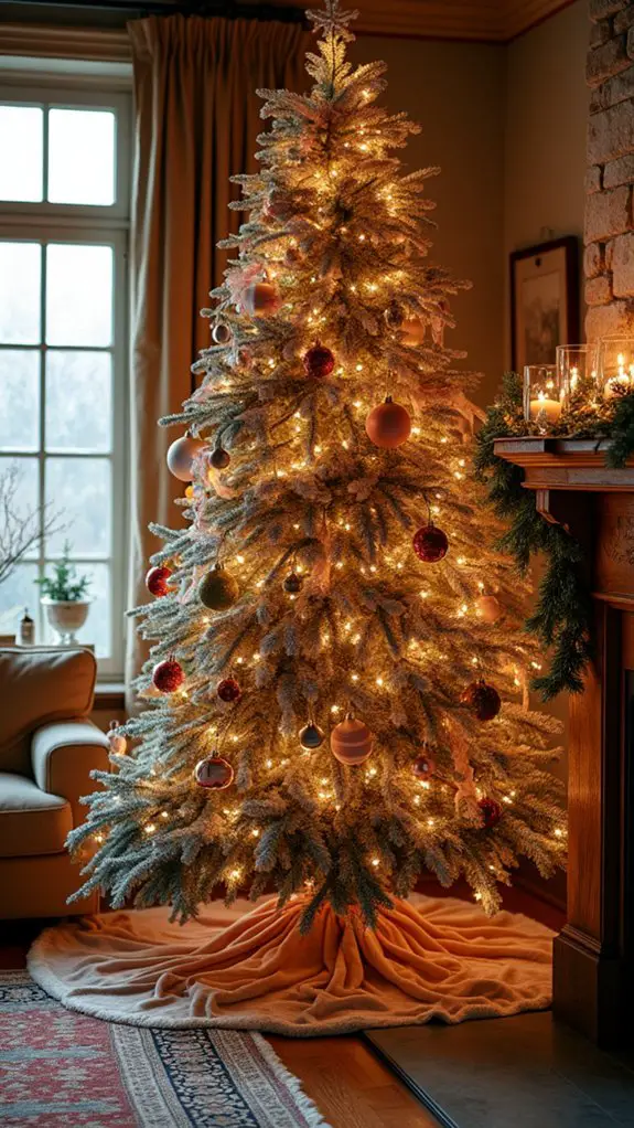 winter luxury tree decor