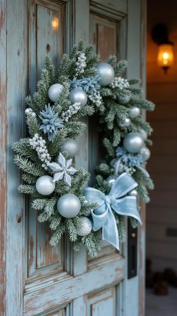 winter wonderland door decor