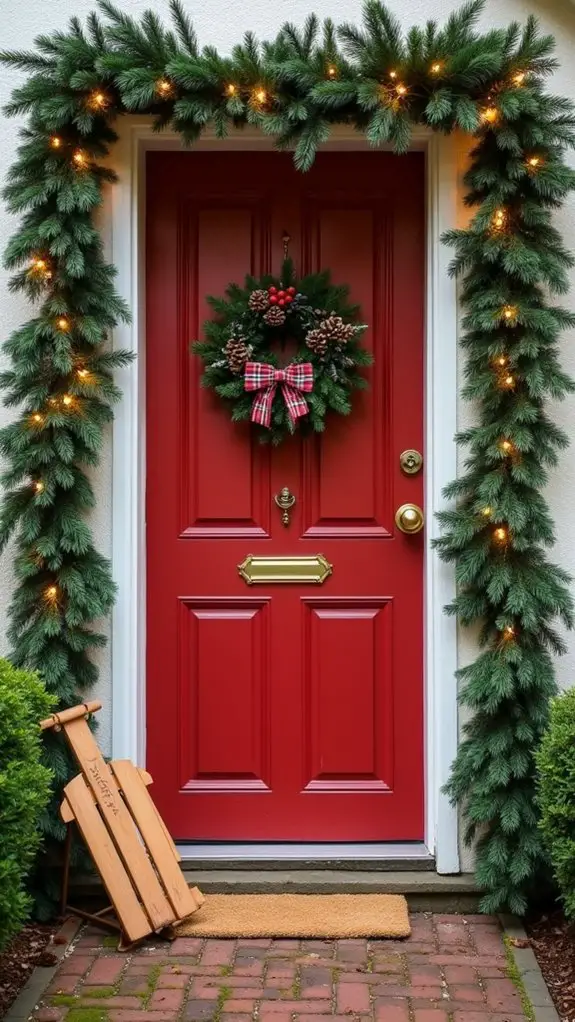 winter wonderland front door