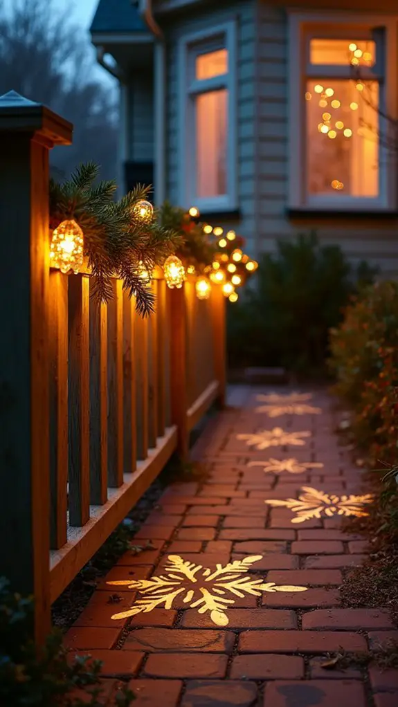 winter wonderland projection lights