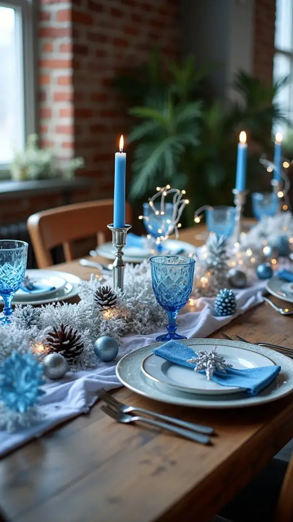 winter wonderland table runner