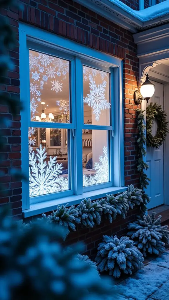 winter wonderland window displays