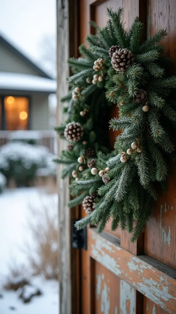 winter wonderland wreath decor