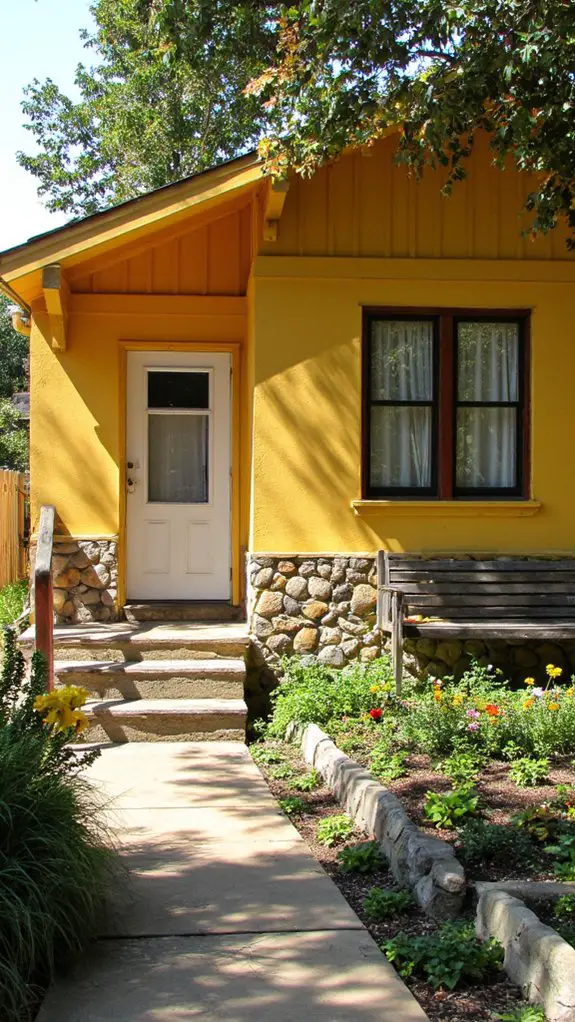 amber yellow and river stones