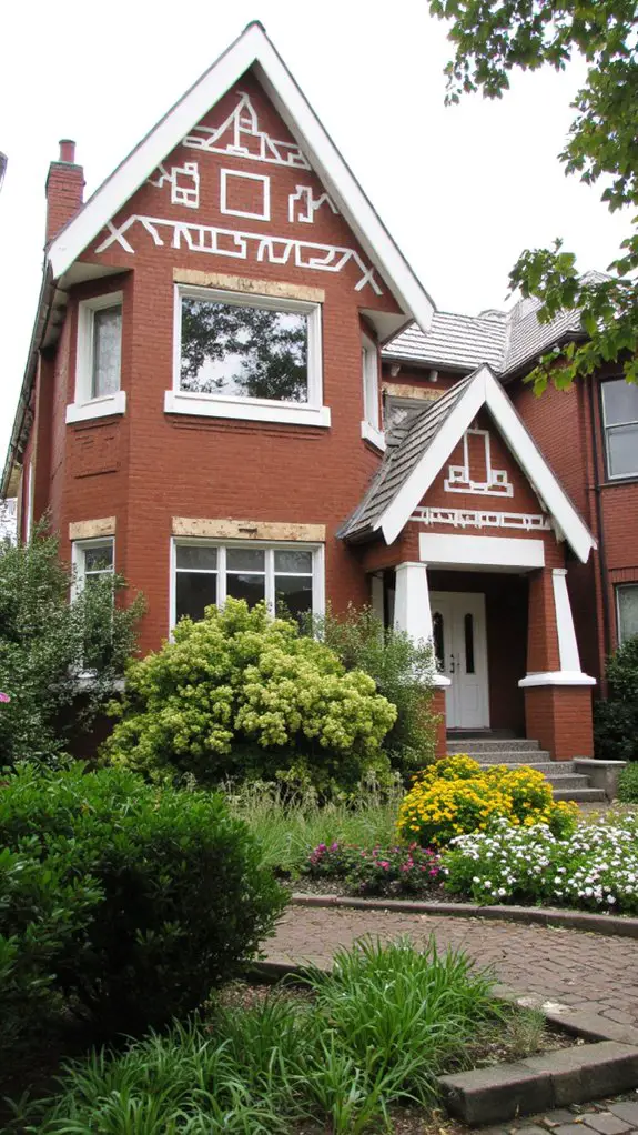 art deco brown elegance