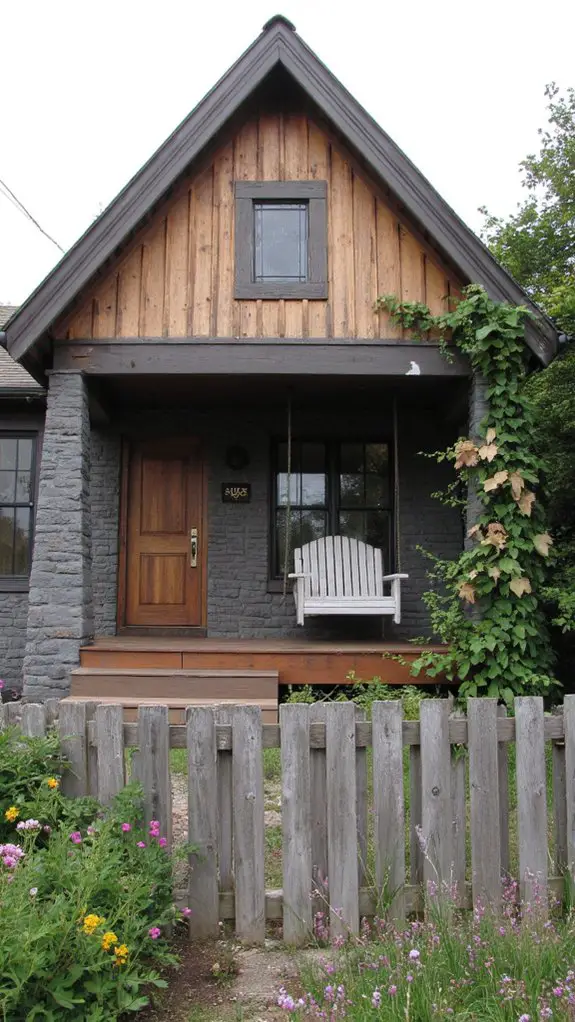 artisanal gray wood exterior