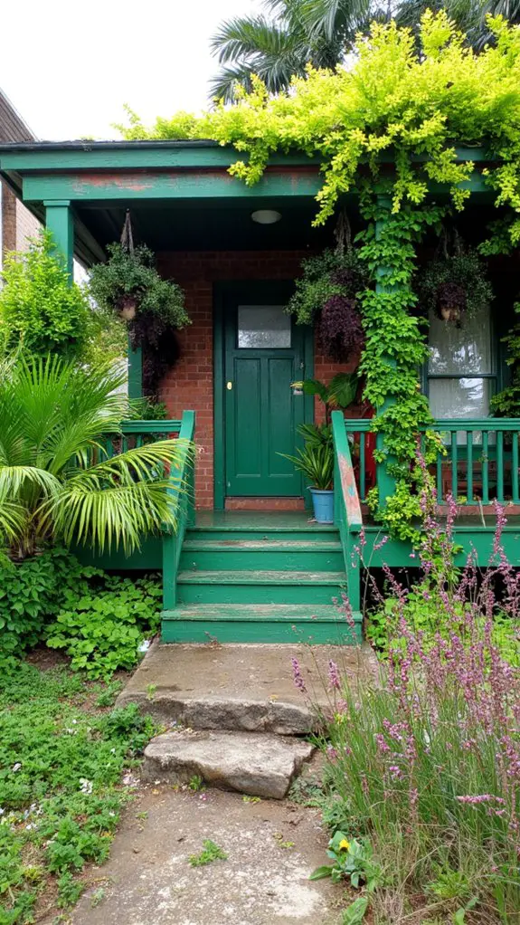 artistic jungle green expression