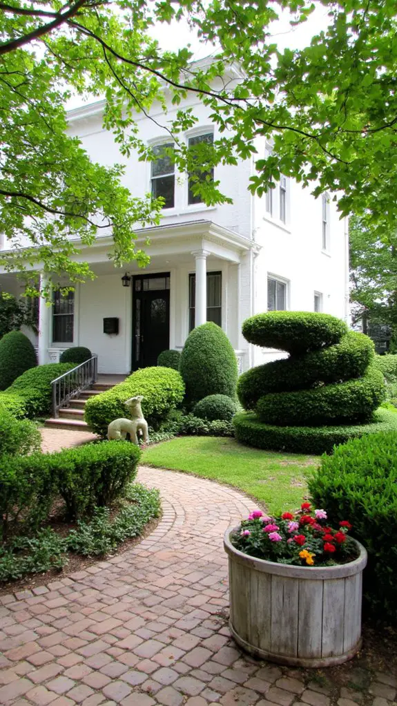 artistic living sculptures garden