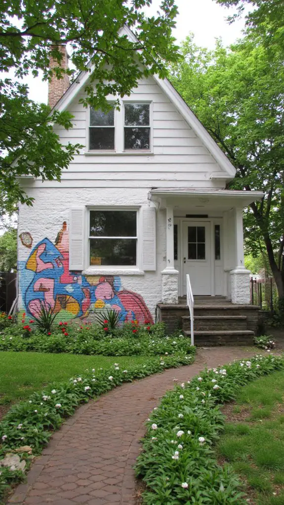 artistic mural exterior enhancement