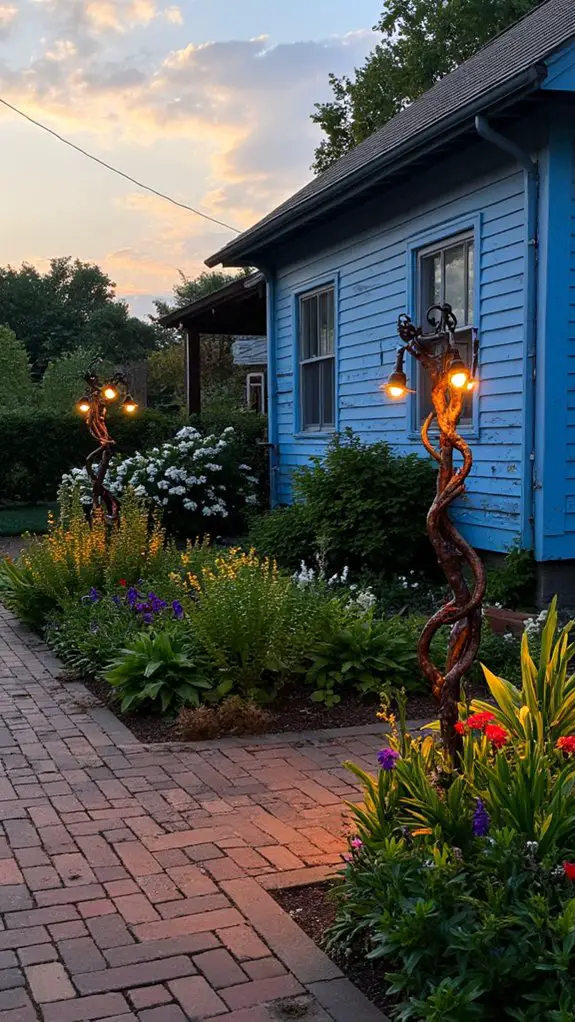 artistic outdoor lighting fixtures