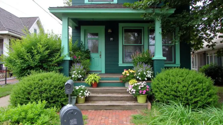 balanced green house palettes
