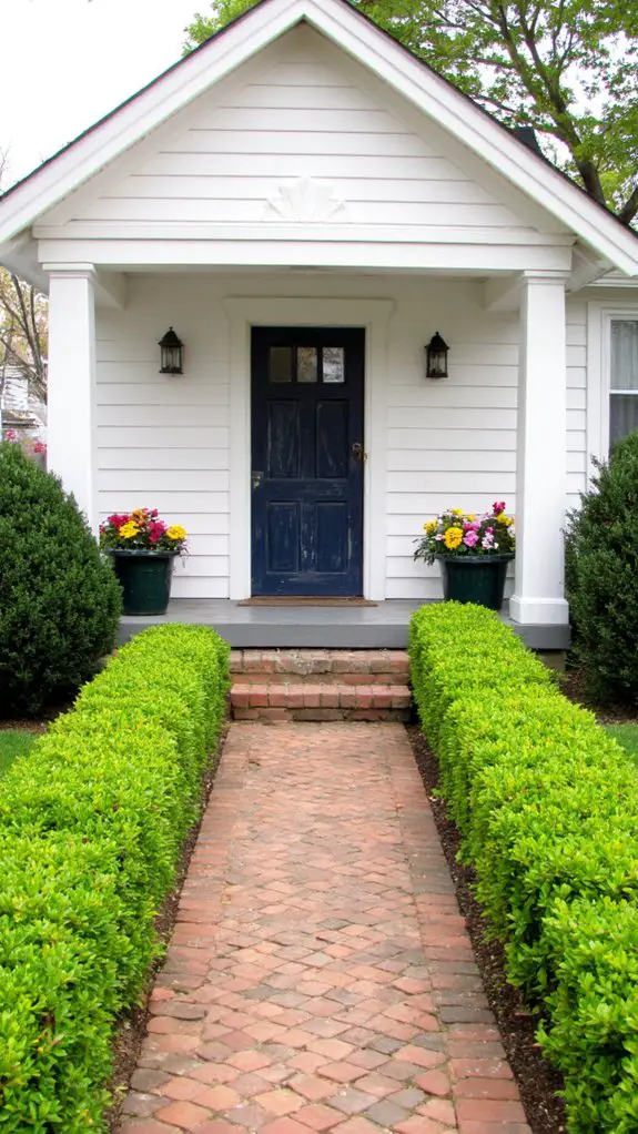 balanced inviting curb appeal