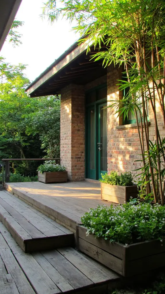 bamboo enhanced minimalist green house