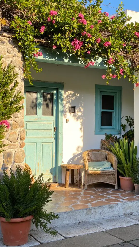 beachy vibe with aqua