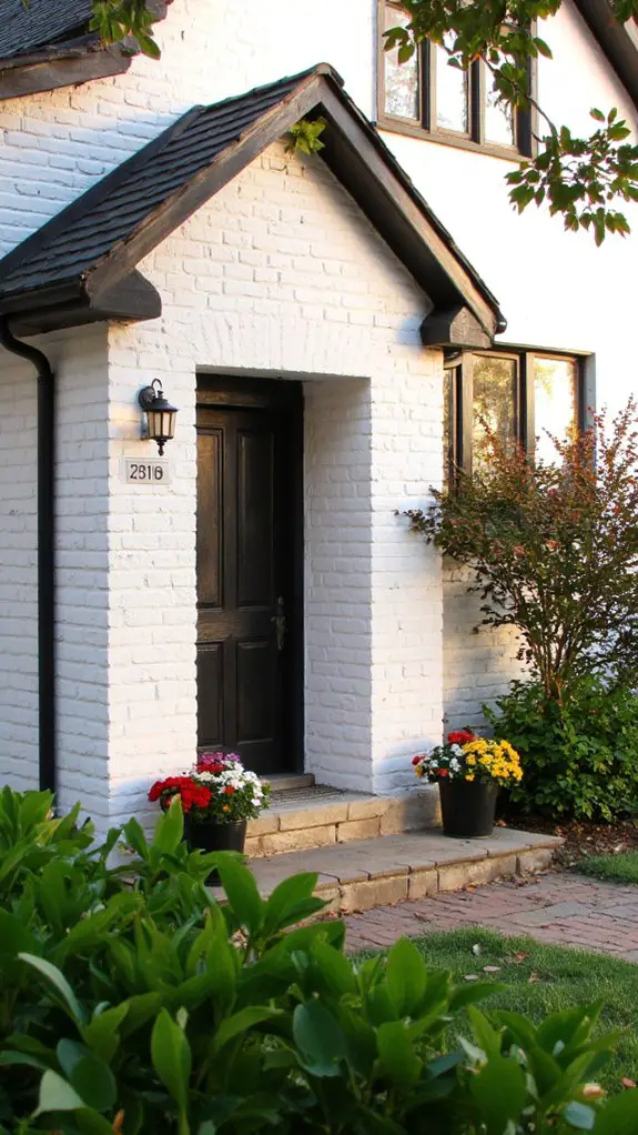 black gutters enhance property value