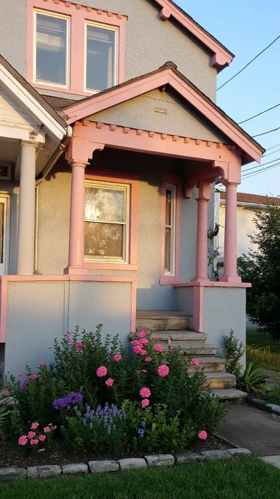 blush pink gray harmony