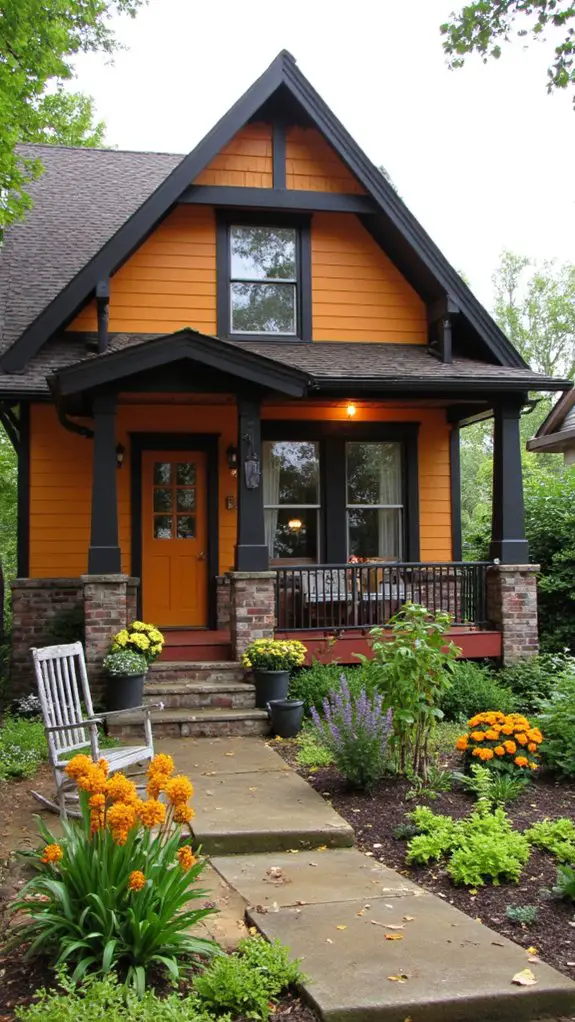 bold amber black walnut