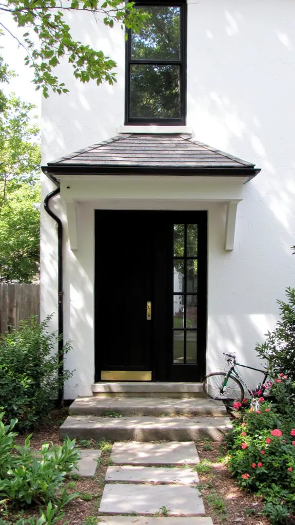 bold black exterior accents