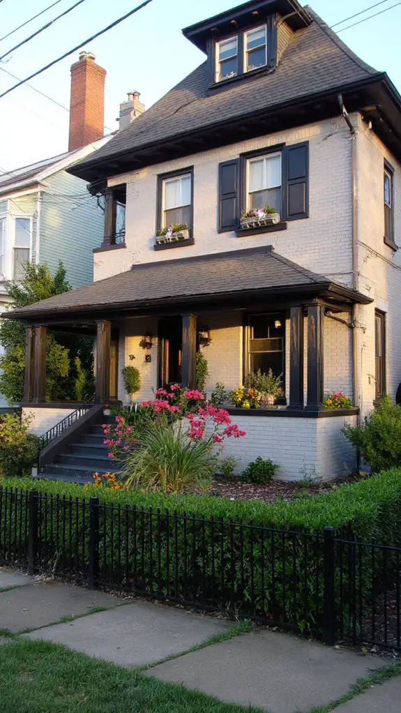 bold black exterior accents