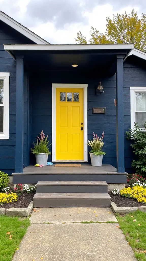 bold blue bright yellow