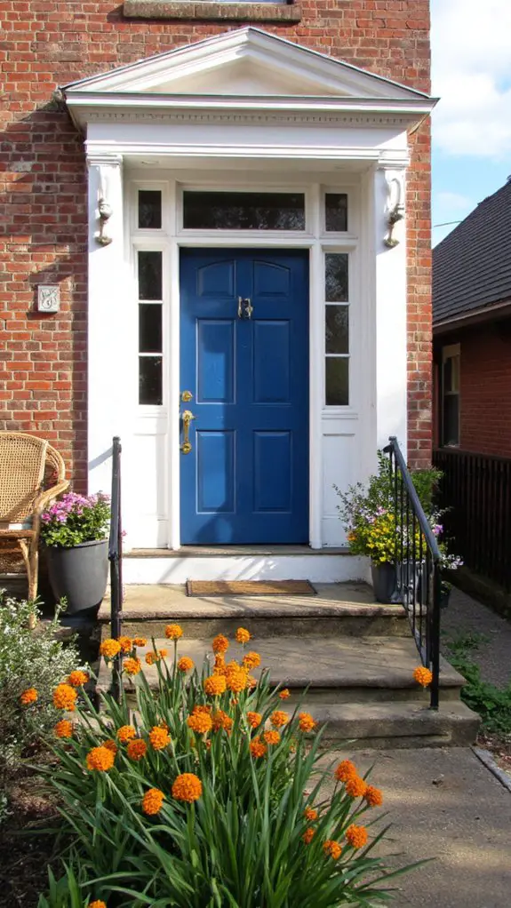 bold blue door statement