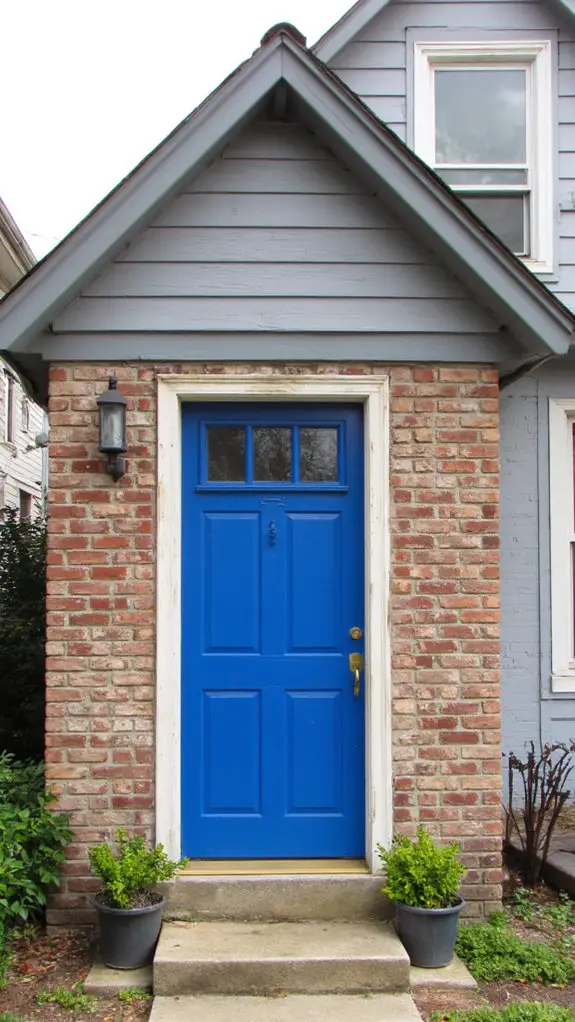 bold blue gray contrast