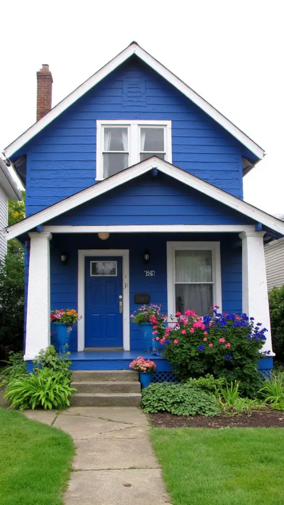 bold blue home accents