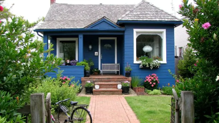 bold blue house designs