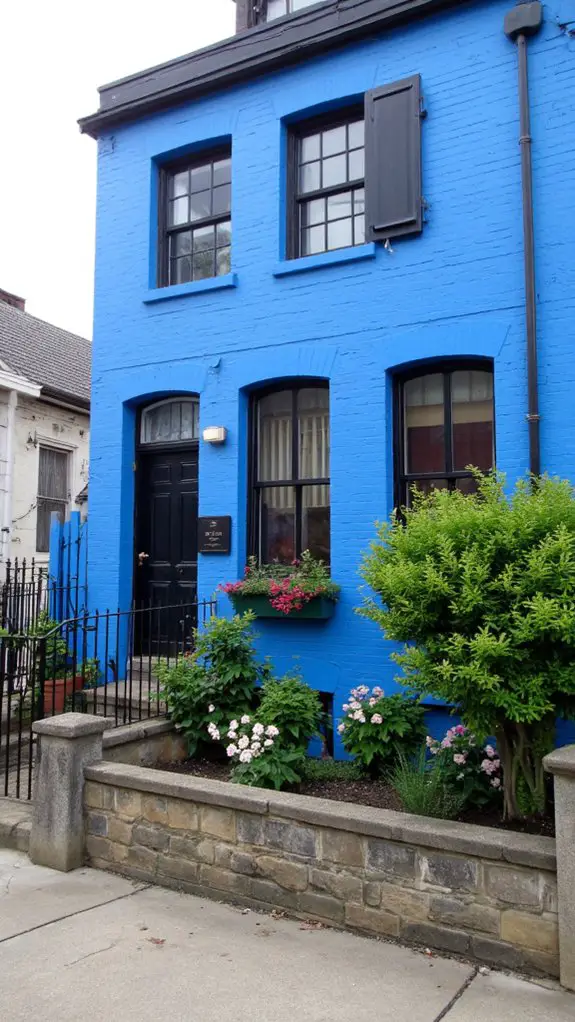 bold blue minimalism elegance