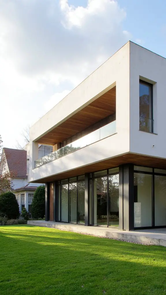 bold cantilevered architectural design