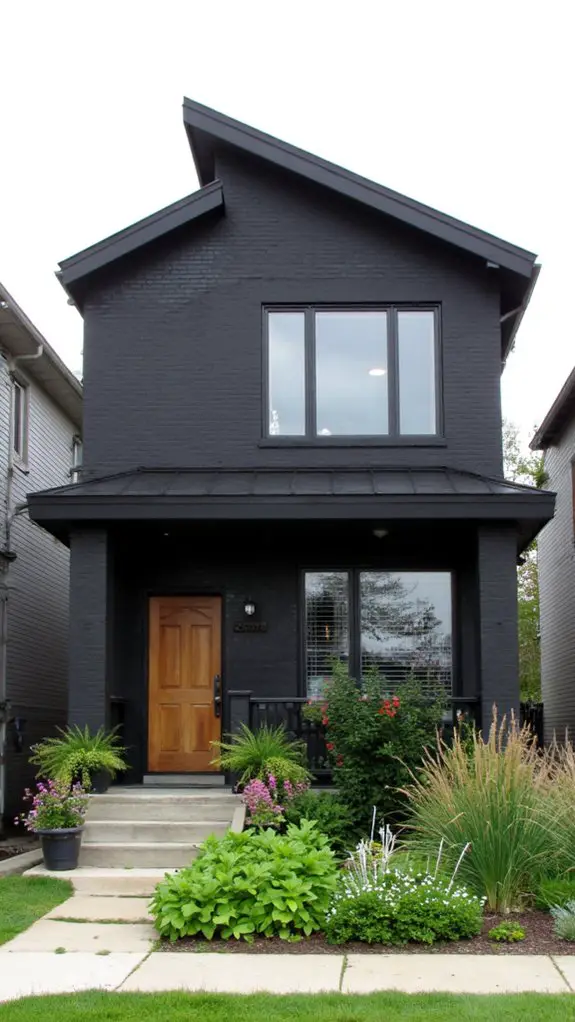 bold charcoal and black