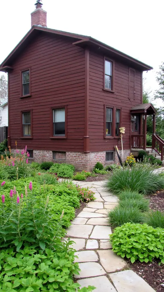 bold chocolate cherry exterior