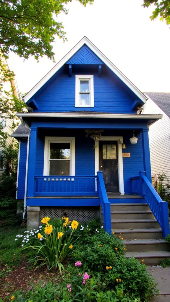 bold cobalt blue elegance