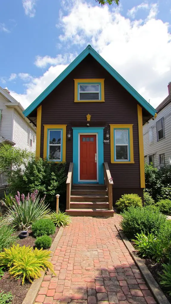 bold color blocked trim