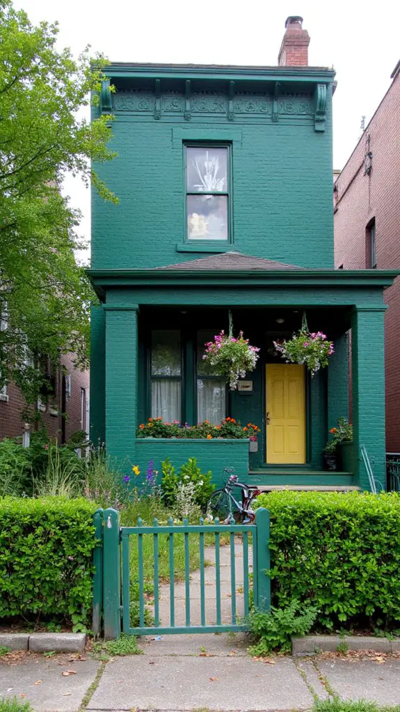 bold colors enhance greenhouses