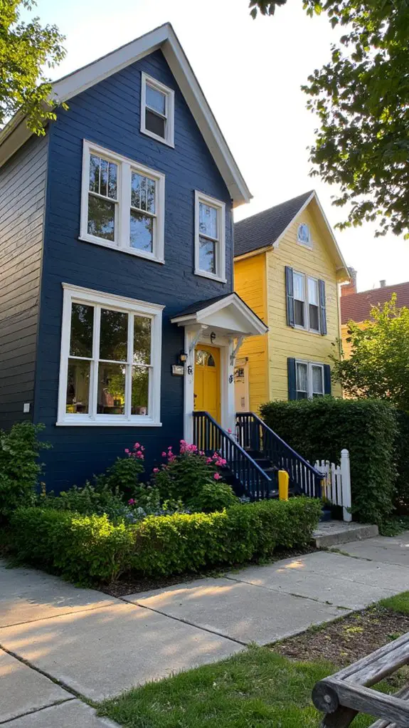 bold colors striking contrast