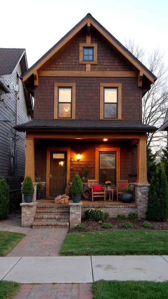 bold contemporary wood siding