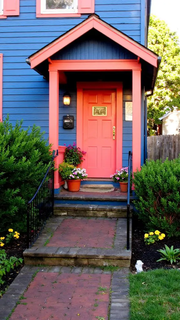 bold contrast energizes exterior