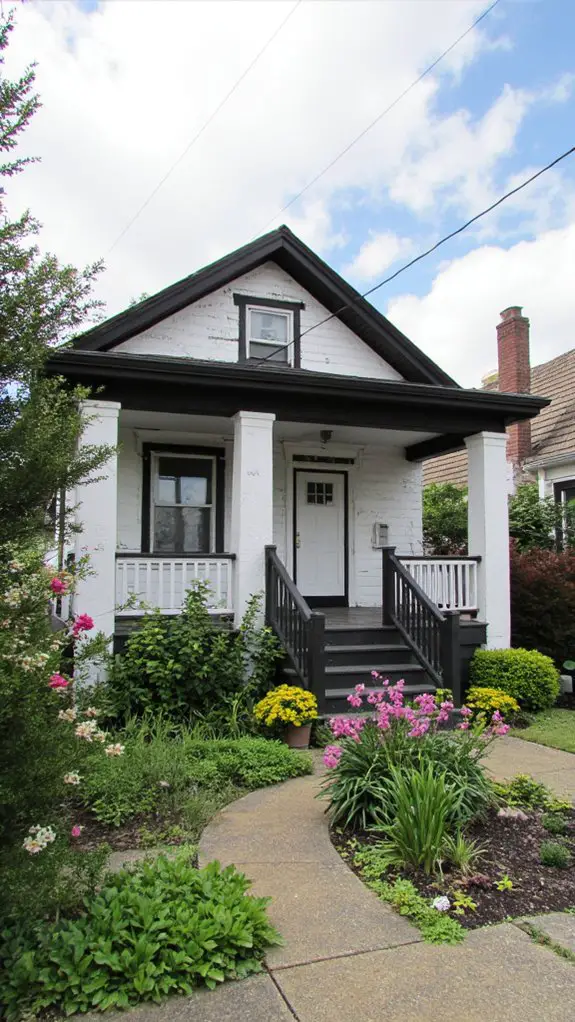 bold contrast enhances elegance