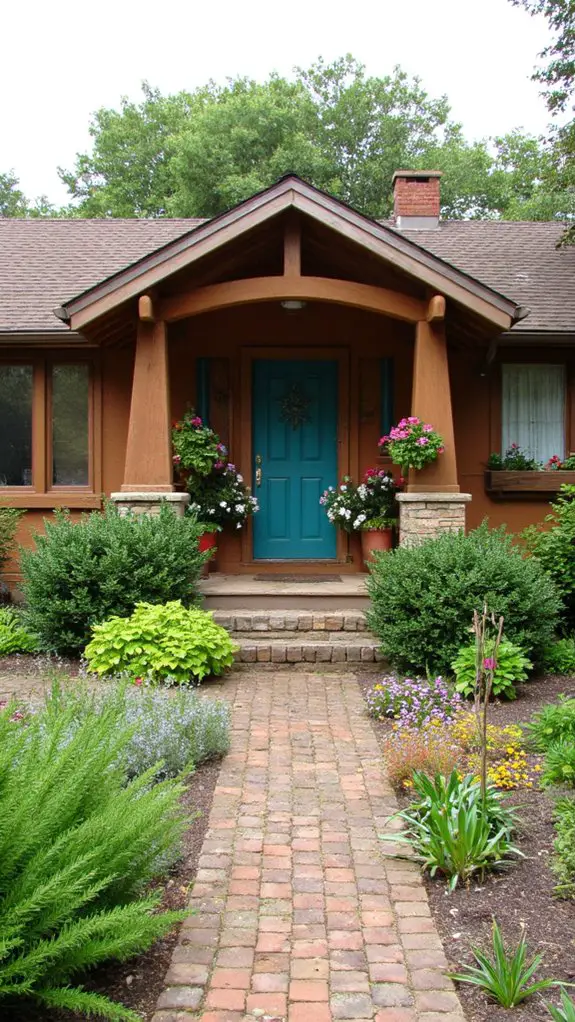 bold decorative front door