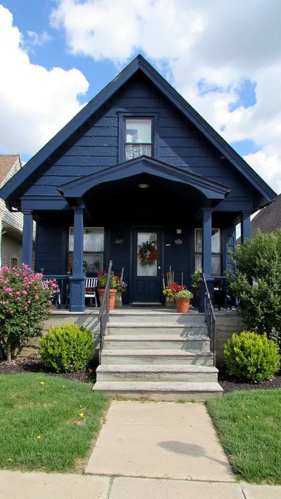 bold deep navy elegance