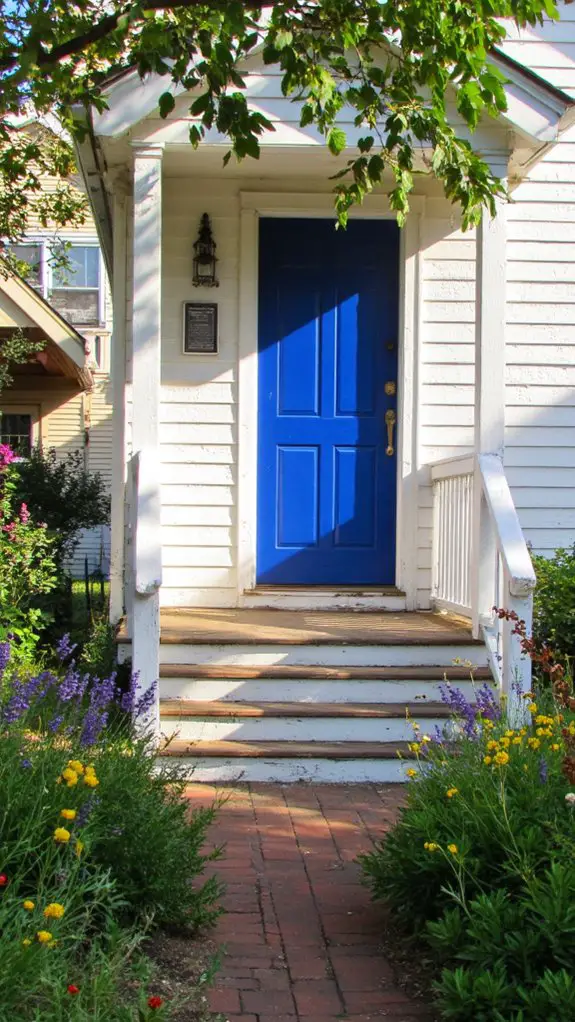 bold door colors enhance