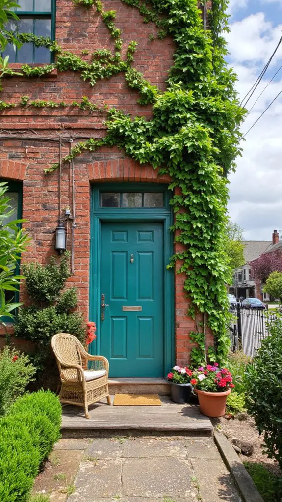 bold doors enhance entryway appeal