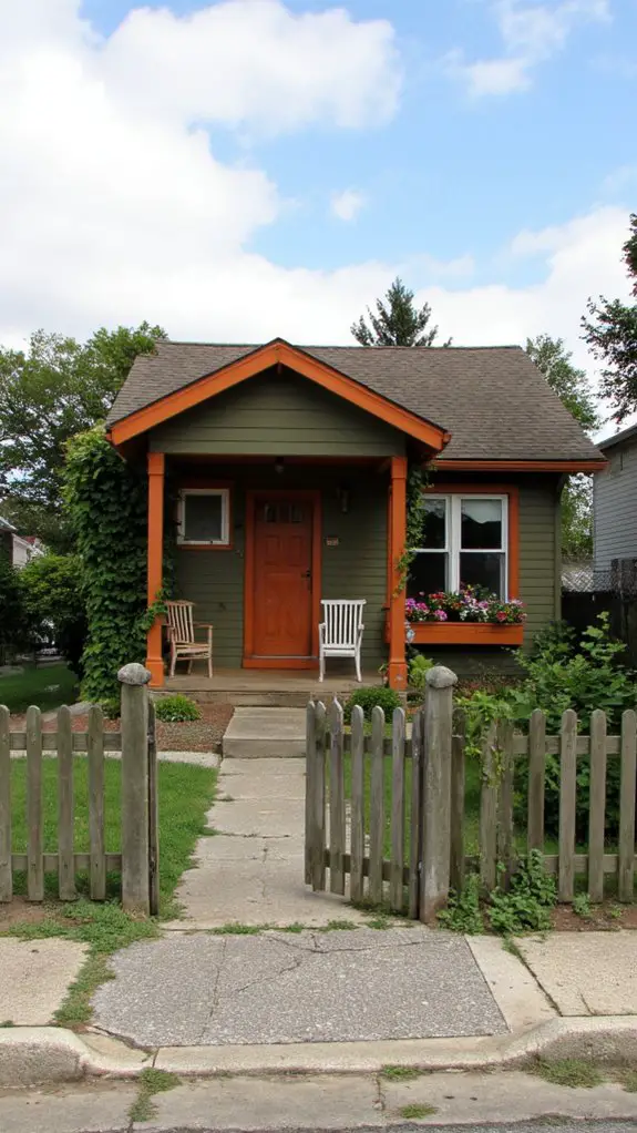 bold earthy color combination