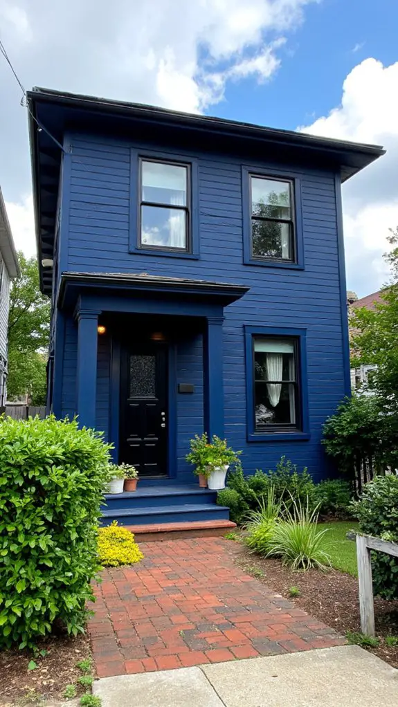 bold elegance in blue