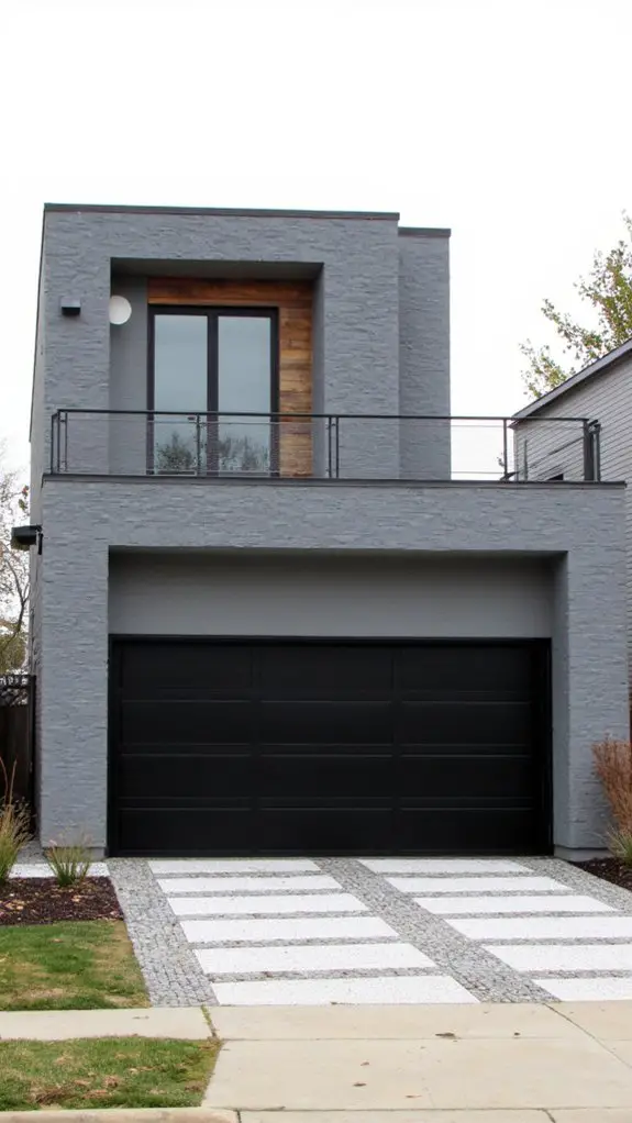 bold elegant garage door