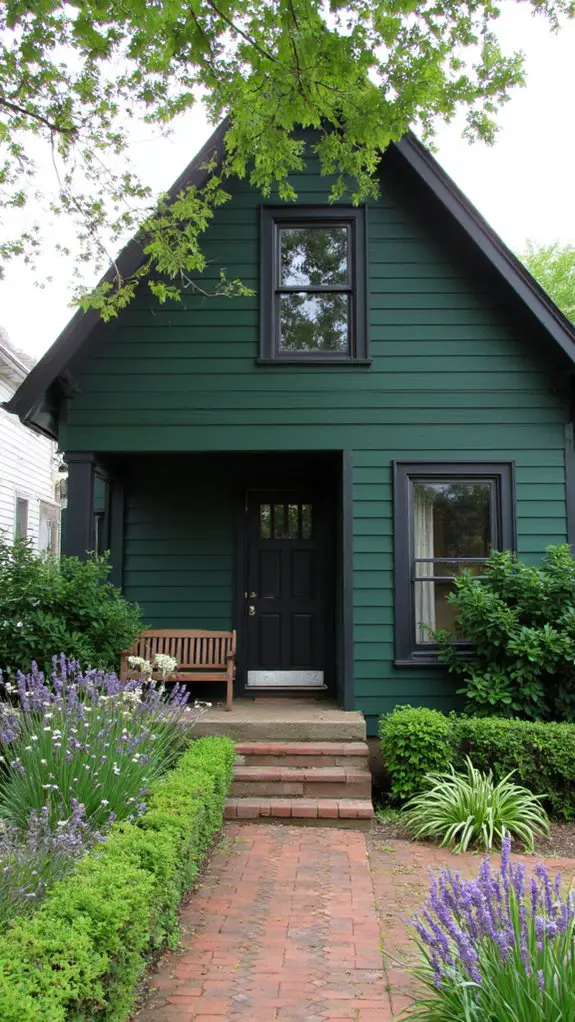 bold emerald luxury home