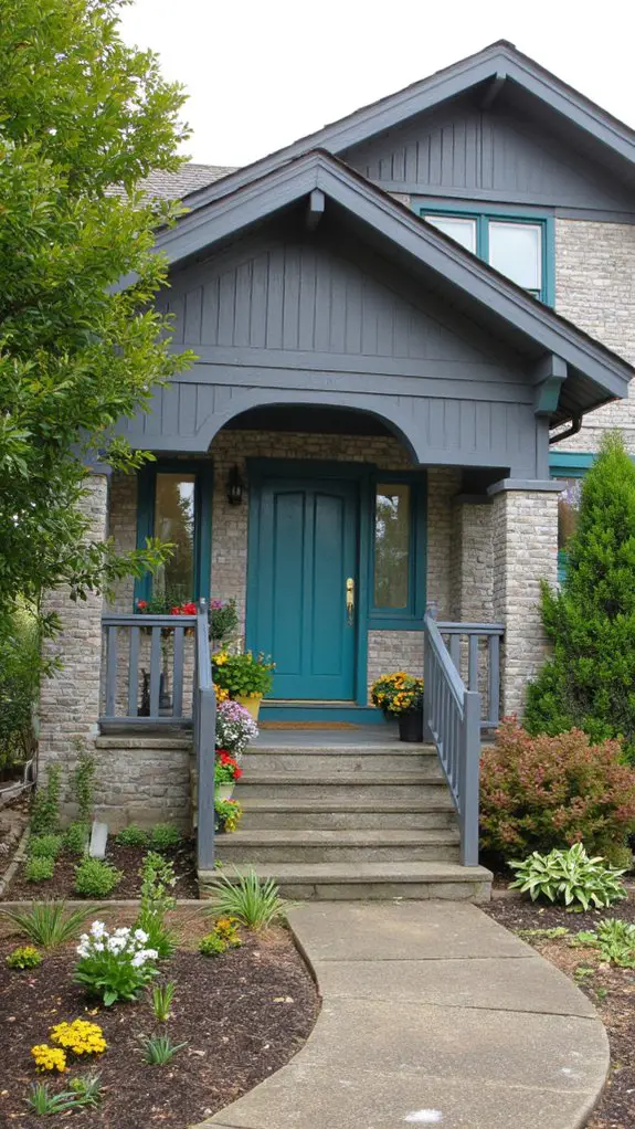 bold front door design