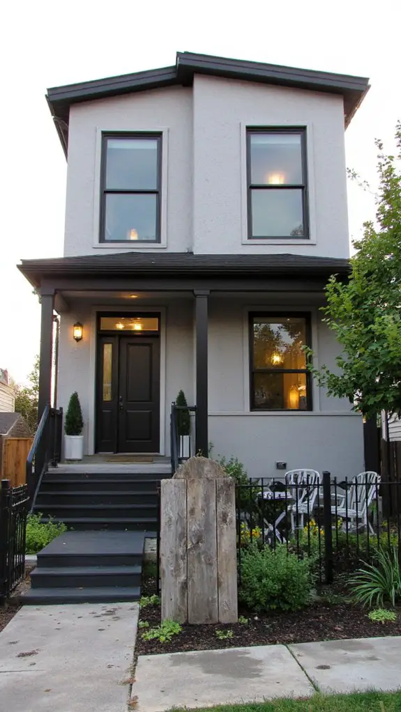 bold gray and black contrast