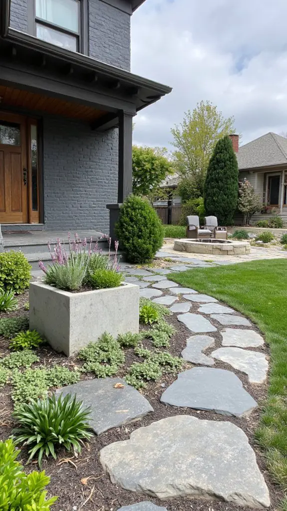 bold hardscaping for elegance